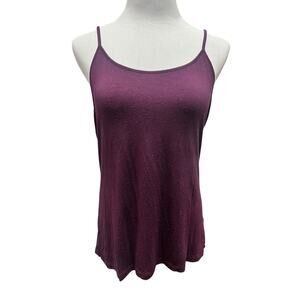 Merona Women's Purple Plum Spaghetti Strap Tank Top SIZE Large
